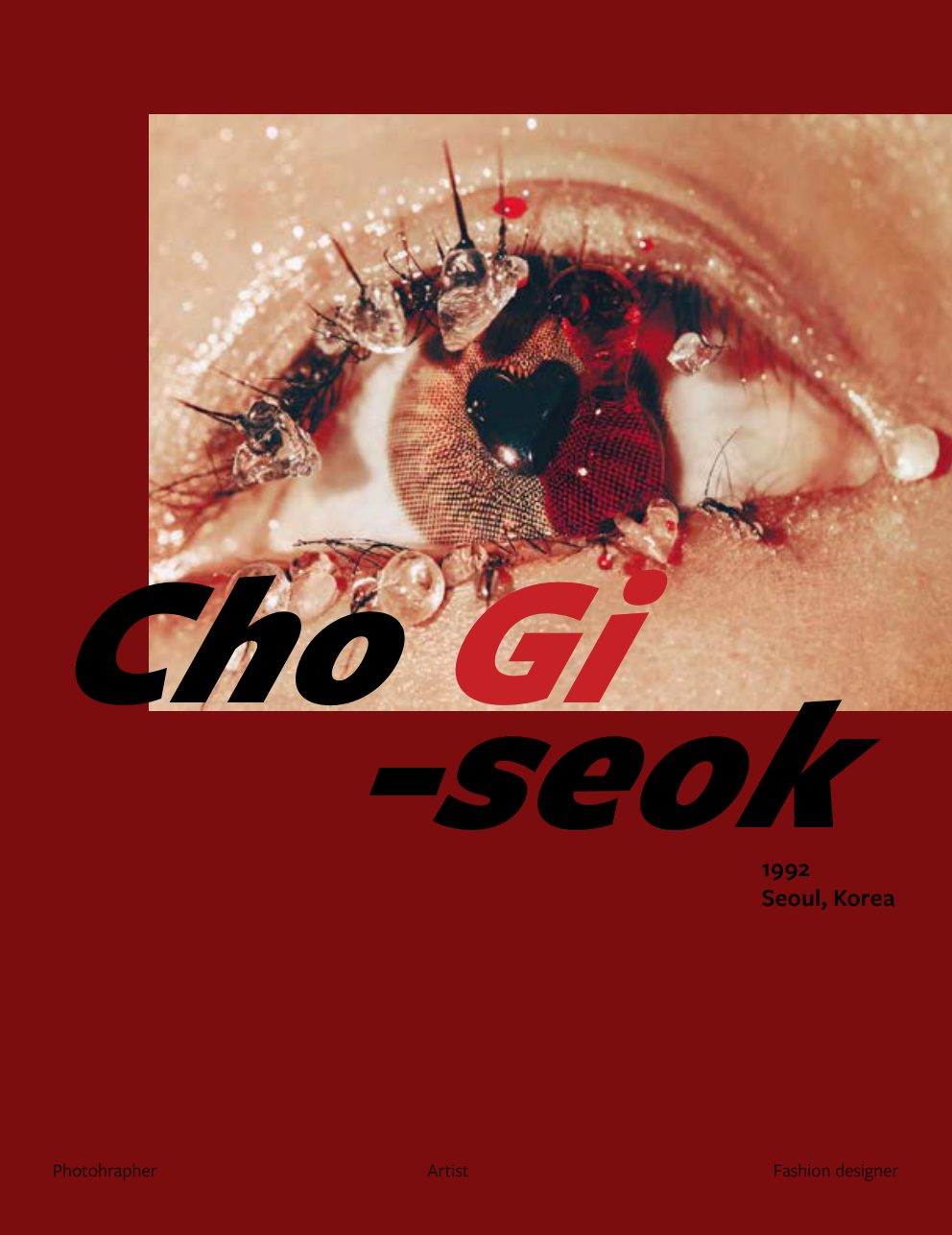 Brochure front cover: Cho Gi-Seok, 1992, Seoul, Korea