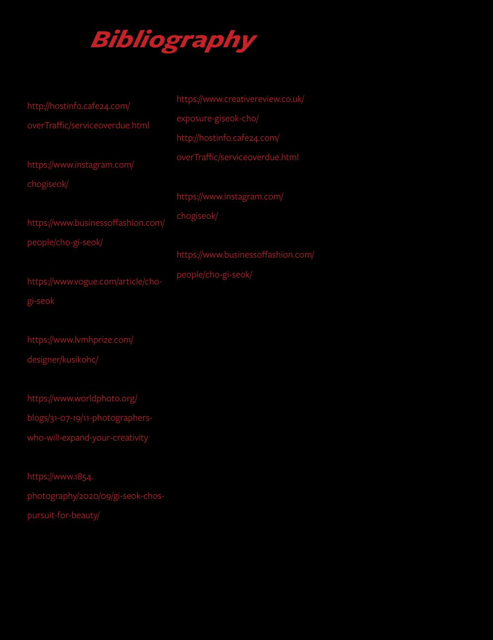 Bibliography