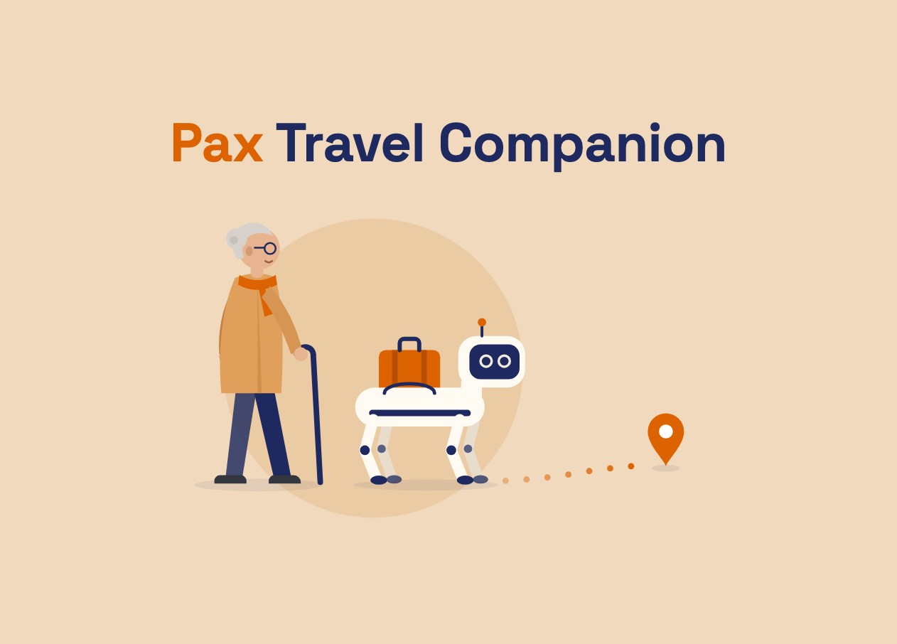 Pax Travel Companion 0-1 product case study — AI travel companion app and robot